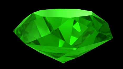 Emerald-green-gemstone-gem-stone-spinning-wedding-background-loop-4K